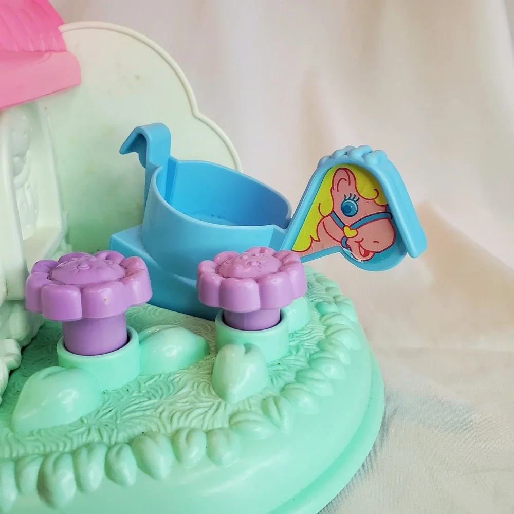 Rare Playskool‎ 1990 Lil Dollhouse Vintage Pink Purple